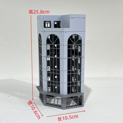 HO Scale 1/87 Building Model Railroad Layout Office House Scene Model