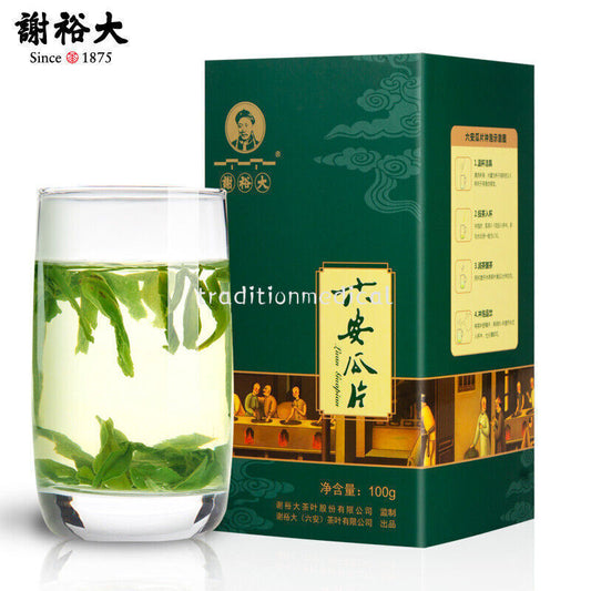 六安瓜片liu an gua pian 100g Green Tea famous Chinese tea谢裕大 香浓春茶 healthy herbal tea