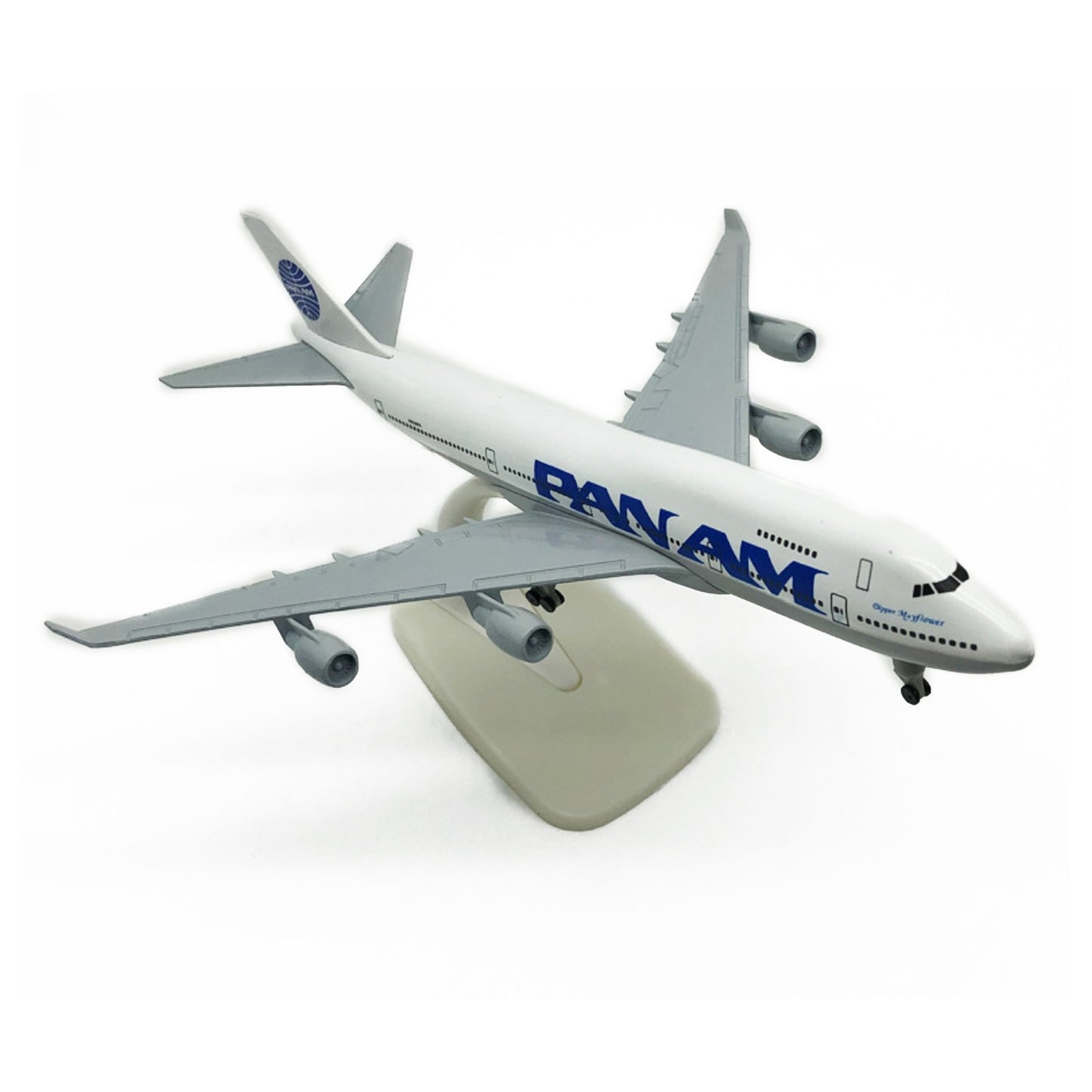 1:300 American Panam B747 Model Plane Alloy Diecast Airplane Home Bar Decor
