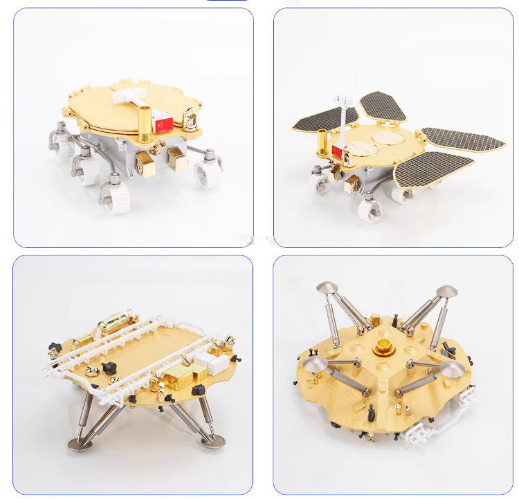 1:26 34CM Tianwen 1 Mars Probe Diecast Space probe Aircraft Model Collection