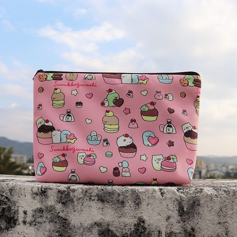 Bonded Fabric Storage Bag Travel Toiletries Organize Cosmetic Bag Makeup Purse