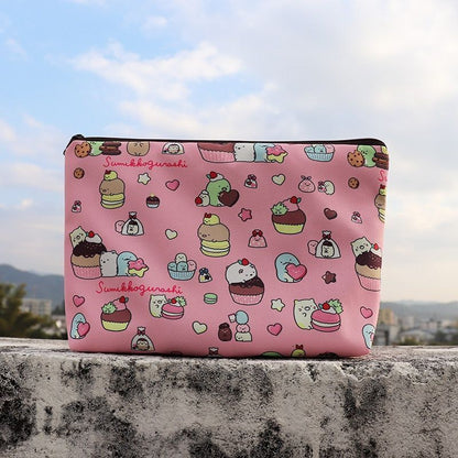 Bonded Fabric Storage Bag Travel Toiletries Organize Cosmetic Bag Makeup Purse