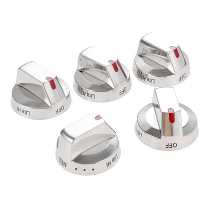 5Pcs/Set Gas Stove Top Burner Dial Knob Part DG64-00473A For Samsung Gas Stove