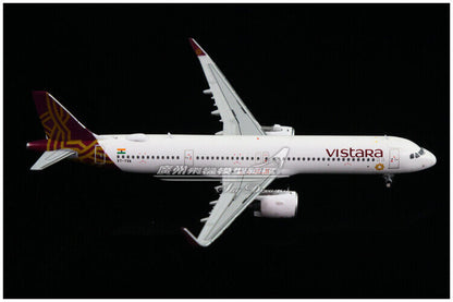 1:400 JC Wings Vistara AIRBUS A321neo Passenger Airplane Diecast Aircraft Model