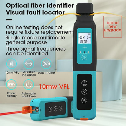 AUA-40 Fiber Optic Identifier Live 10mw Visual Fault Locator 800-1700nm SM MM