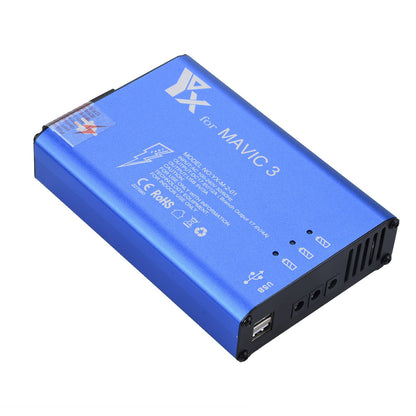 Dual USB Port Multi Batteries Charger Hub For DJI Mavic 3 Drone Accessories E