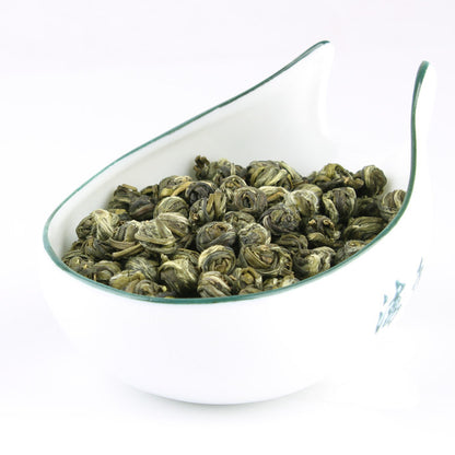 Jasmine Pearl Green Tea Premium Organic Loose Leaf Floral Tea 50g