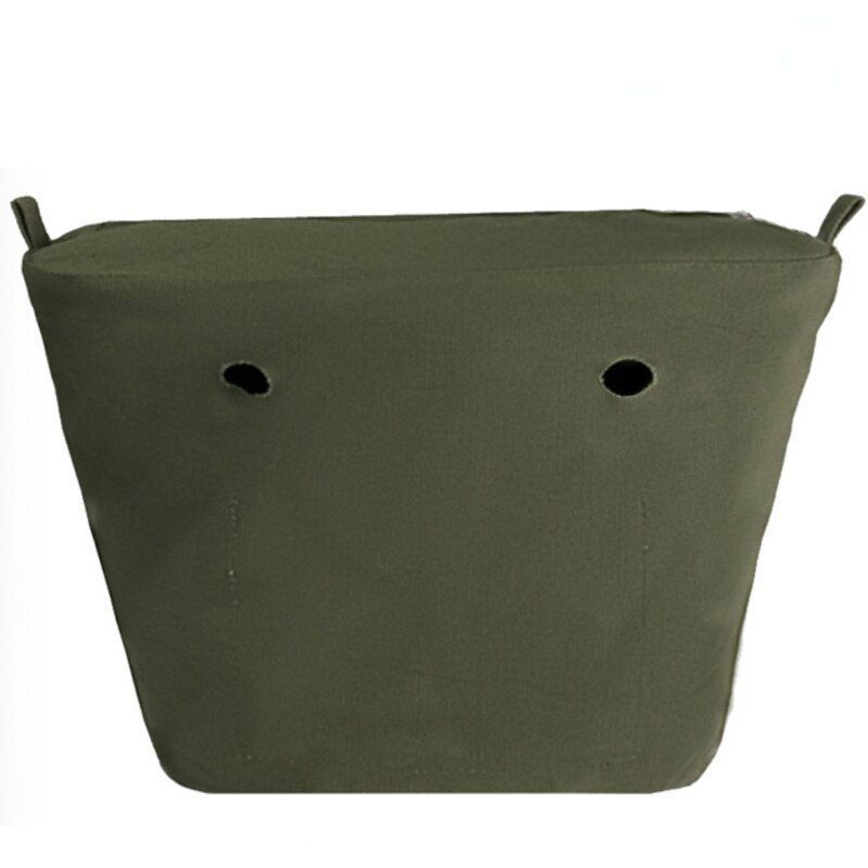 Waterproof Handbag Inner Lining Zipper Pocket Silicone Purse Canvas Accessories