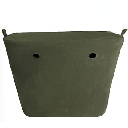 Waterproof Handbag Inner Lining Zipper Pocket Silicone Purse Canvas Accessories