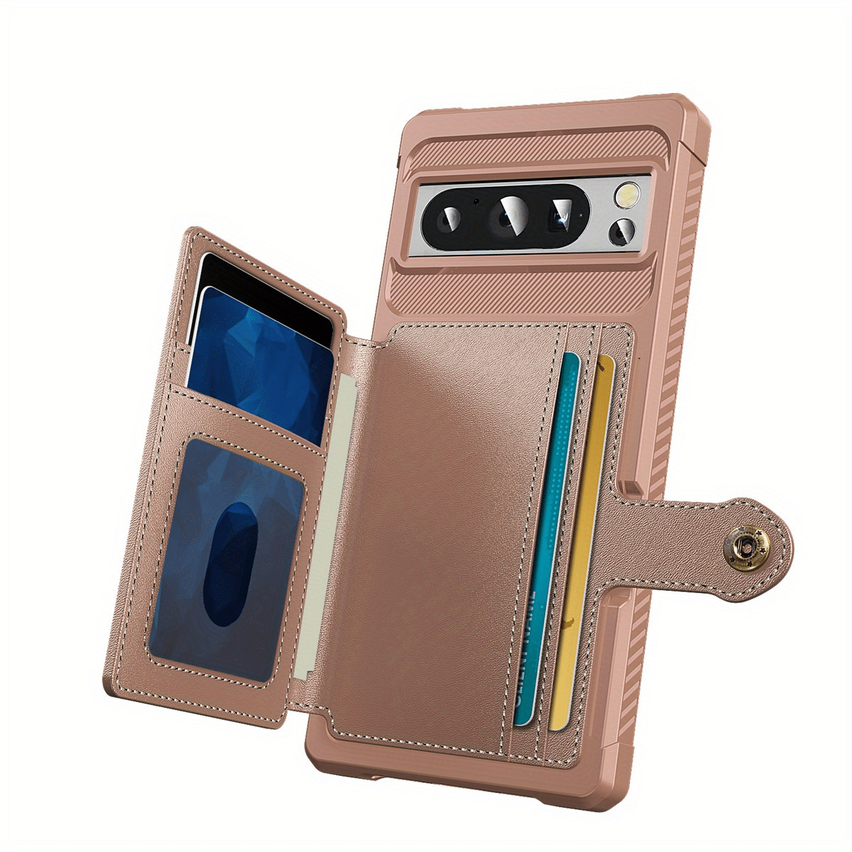 For Google Pixel 8 7 Pro Pixel 8 7 PU Leather Flip Wallet Cover with Card Holder