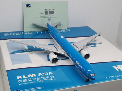NG Model KLM ASIA FOR BOEING B777-300ER PH-BVC The Flying Dutchman 1:400 Plane
