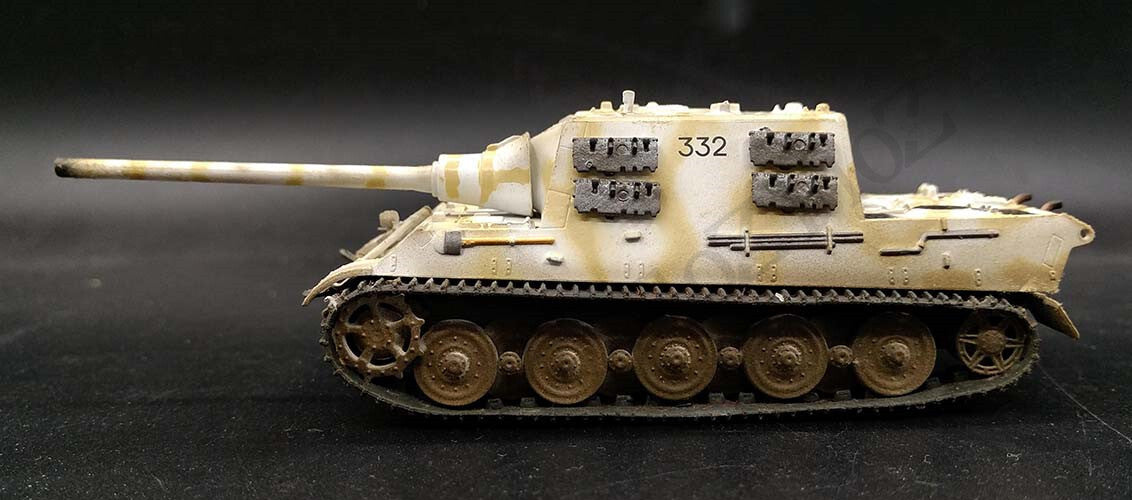 WWII German Jagdtiger Henschel tank s.Pz.Jag.Abt.653 1/72 diecast Easy model