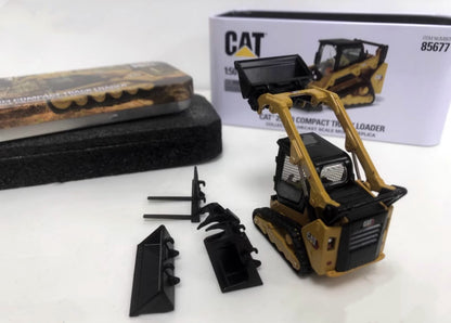 1:50 DM 259D3 Skid Steer Loader Construction Machine Equipment Diecast Model