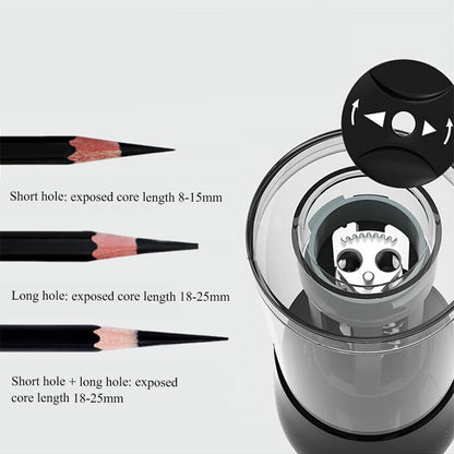Electric Pencil Sharpener Adjustable Hand Crank Mechanical Knife Holder Station