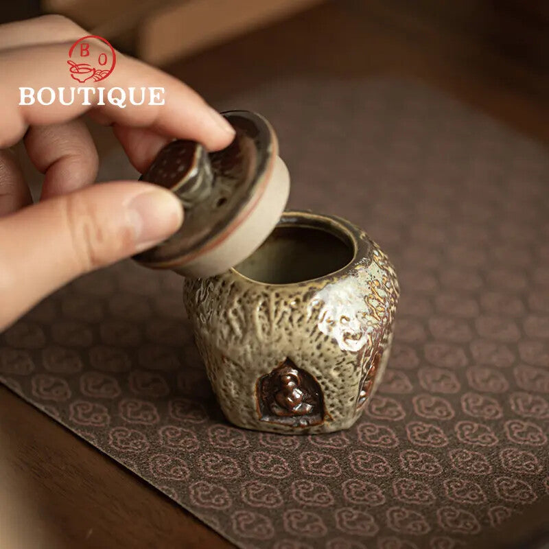 Dunhuang Kiln Transformation Cover Placement Retro Ceramic Kung Fu Tea Set