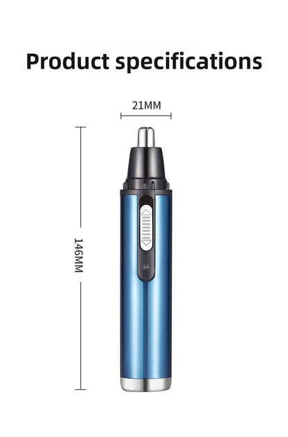 Four in one men's nose hair trimmer, lightweight ear hair shaving device