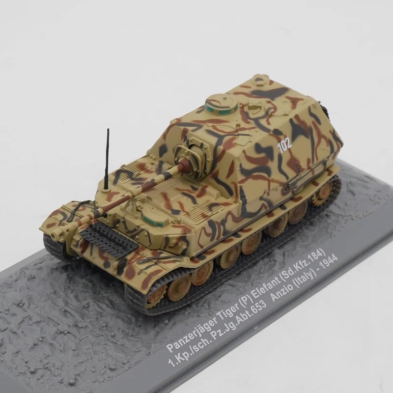 IXO 1/72 WWII German Elephant Tank Destroyer Military Alloy Model Ornaments
