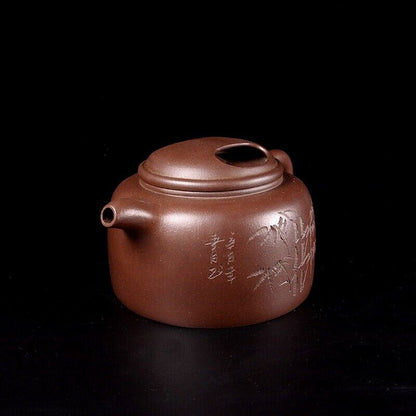 Chinese Yixing Zisha Clay Handmade Exquisite Teapot（牛盖 底款：高海庚）