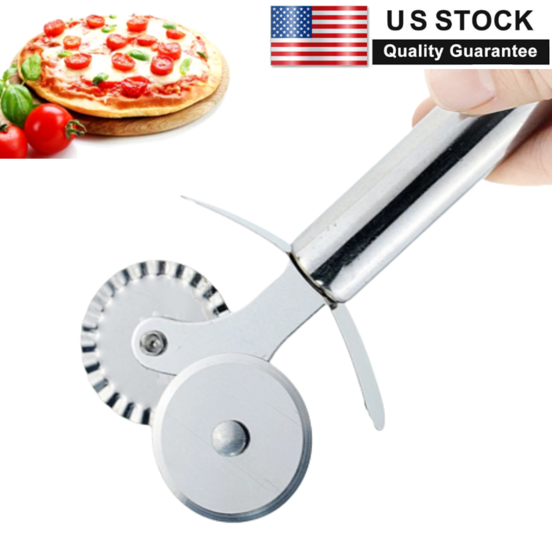 Pizza Cutter Stainless Steel Pizza Cutter Wheel Super Sharp Pizza Slicer 3Pcs/1P