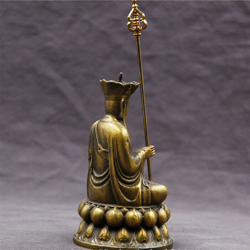 Chinese Bronze Antique Tibetan Buddhism Buddha Statue Mini Buddha Decoration