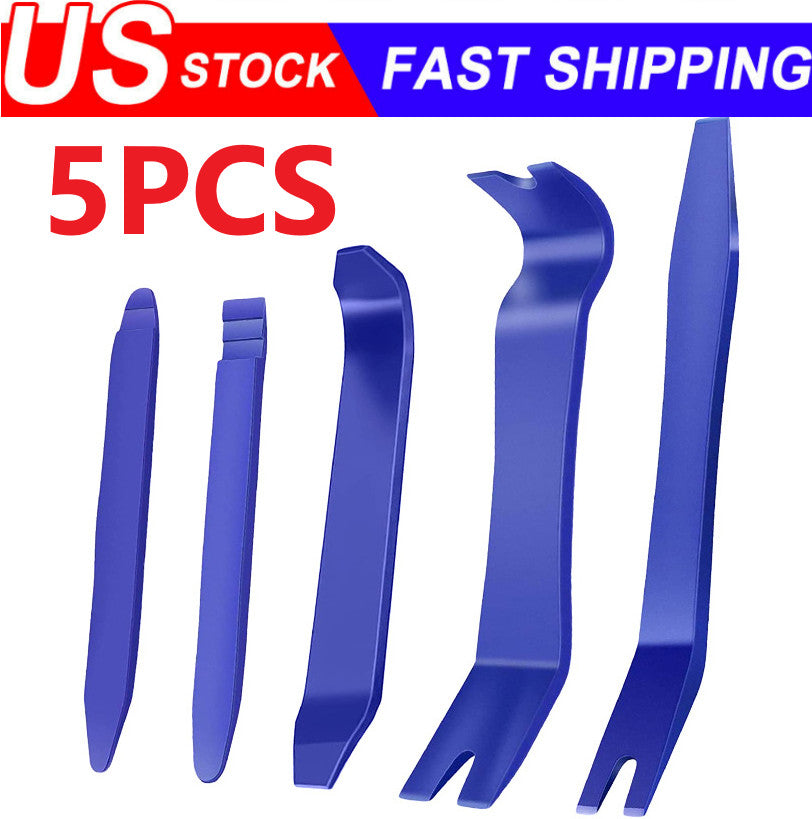 Plastic Trim Removal Pry Tool Set for Car Radio Panel Door Dash Clip Fasteners