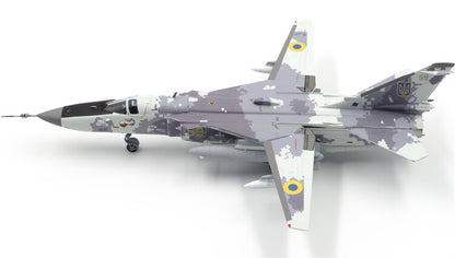 1:72 Calibre Wings SU-24MR Ukrainian Digital Fencer Fighter Diecast Plane Model