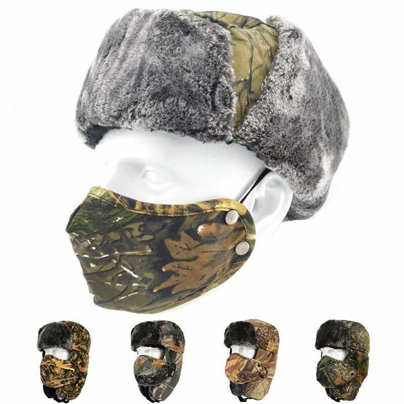 Full Face Mask Neck Warmer Winter Windproof Fleece Hat Cap Thermal Balaclava Hat