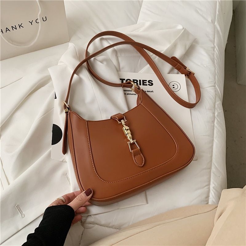 Purse Handbag Leather Shoulder Crossbody Bags Women Fashion Underarm Accessories