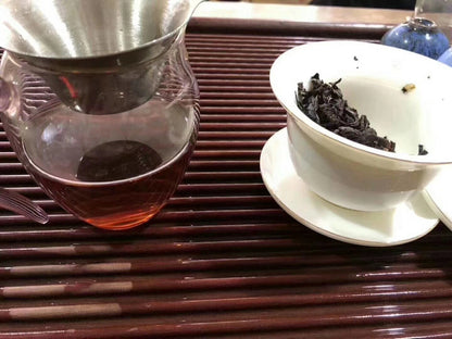90's Yunnan PU-ERH TEA BRICK Classic 7581 Five Golden Flower CNNP Puer 250g Ripe