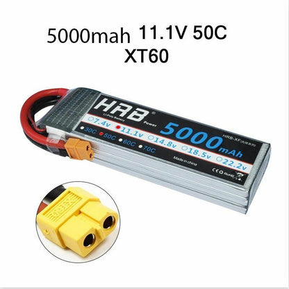 RC Lipo Battery 2S 3S 4S 6S 11.1v 22.2v 5000mah 6000mah 3300mah 2200mah 4200mah