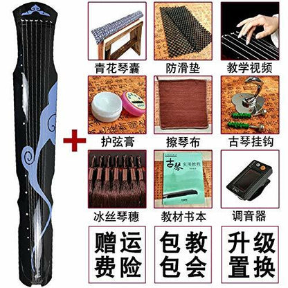 Classical Instruments of Ancient Musik Lyra String Instrument Guqin Collection