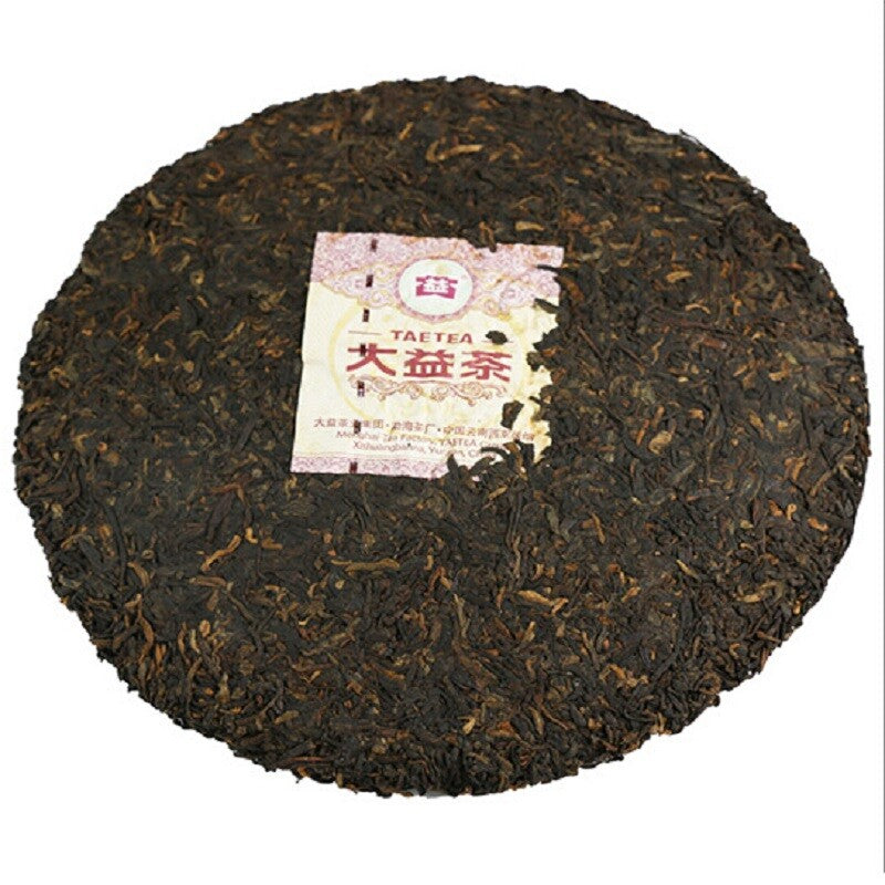 TAETEA Red Jade Menghai Dayi Hong Yu Pu-erh Tea Cake 357g 2014 Ripe Puer Pu'er