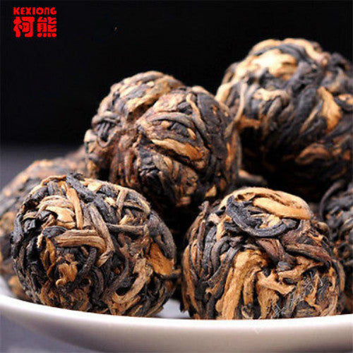 100g Dianhong Black Tea Small Golden Ball Stomach Care Diuretic Handmade Red Tea
