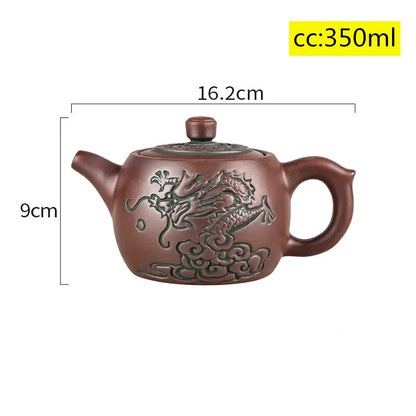 Yixing Tea Pot Raw Ore Purple Clay Tea Set Kettle Chinese Tea Ceremony Teapot