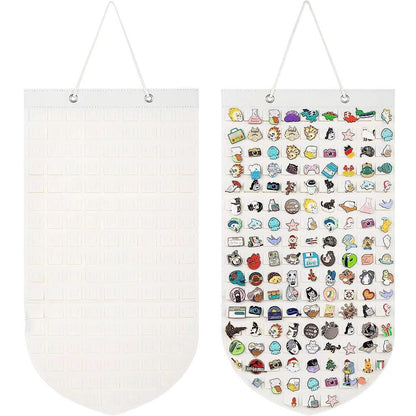 Hanging Brooch Pins Organizers Velvet Badges Buttons Lapel Board Storage Display