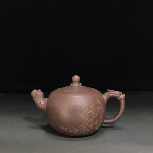 vintage chinese yixing purple clay teapot zisha ceremony teaware collection rare
