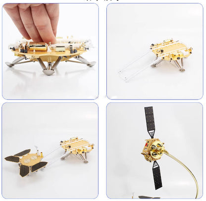 1:26 34CM Tianwen 1 Mars Probe Diecast Space probe Aircraft Model Collection