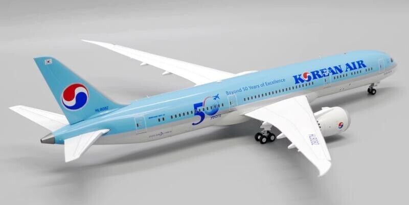 1:200 JC Wings KOREAN AIR BOEING 787-9 Passenger Airplane Diecast Aircraft Model