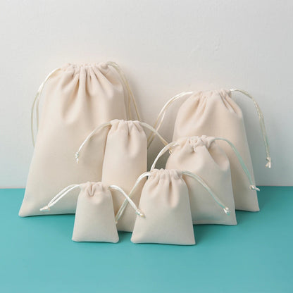 Jewelry Pouches 5Pcs Velvet Gift Packing Drawstring For Wedding Party Candy Bags