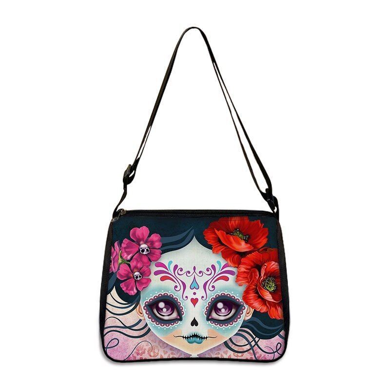 Gothic Skull Women's Bags Large Handbags Messenger Bag Ladies Shoulder Bags 1PC