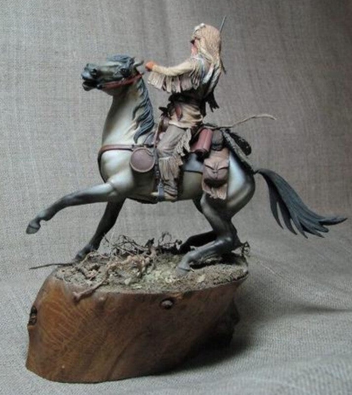 1/24 Resin Figures Model European Gunners on horseback unpainted unassembled