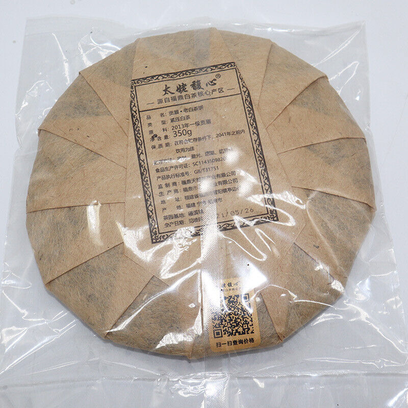 350G Fuding white tea cake gongmei alpine sun date fragrance cooked drunk tea