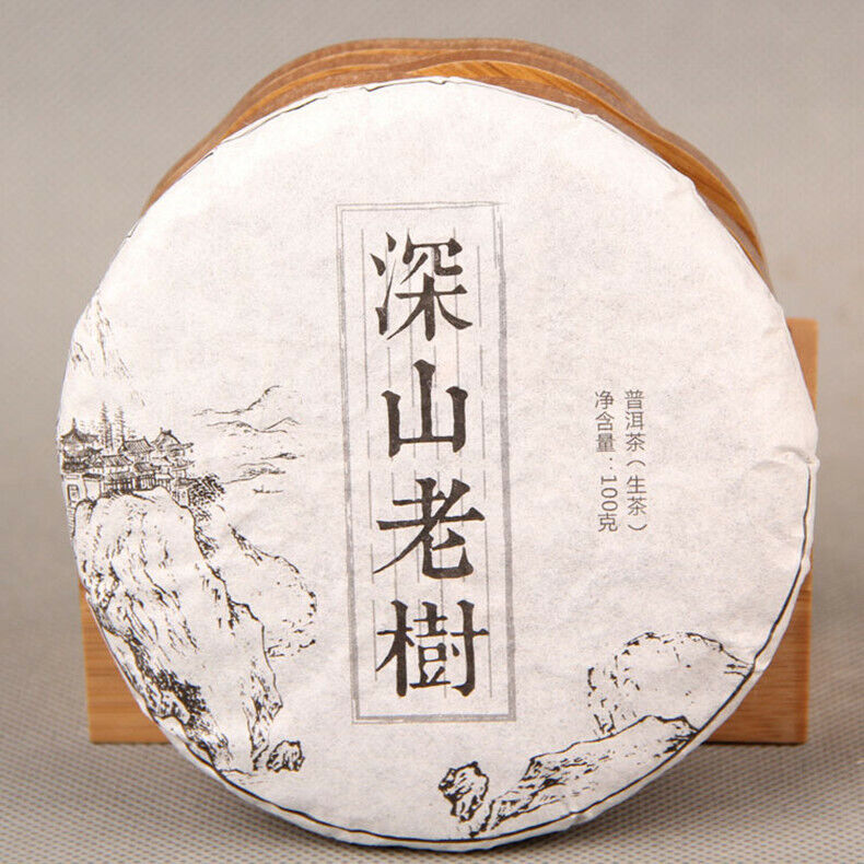 100g Cha Pu'er Tea Handmade Green Pu-erh Tea Ecology Old Tree Natural Sheng Puer