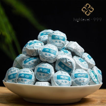 Pu Erh Puer Tuocha Lotus Leaf Flavored Mini Raw Fitness Shen Pu'er Tea 500g
