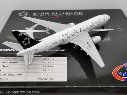 1:400 JC Wings STAR ALLIANCE BOEING 777-200ER Airplane Diecast Aircraft Model