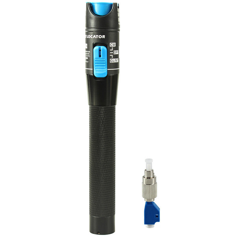 1mW 3~5km FTTH Fiber Optic Visual Fault Locator Cable Tester LC/FC/SC/ST Adapter