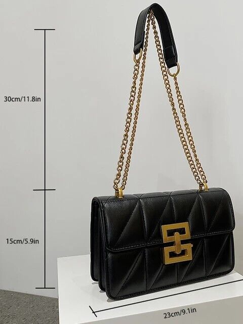 Women's Small Shoulder Bag PU Leather High Quality Diamond Shaped Embossed Gift
