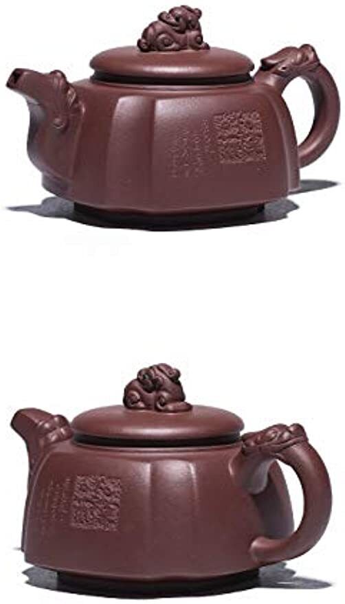 Yixing Clay Teapot 10oz Zisha Tea Pot handmade Chinese Dragon Kungfu Tea Set