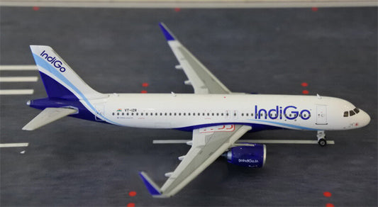Phoenix Indigo Airlines For Airbus A320neo VT-IZR 1：400 DIECAST Aircraft Model