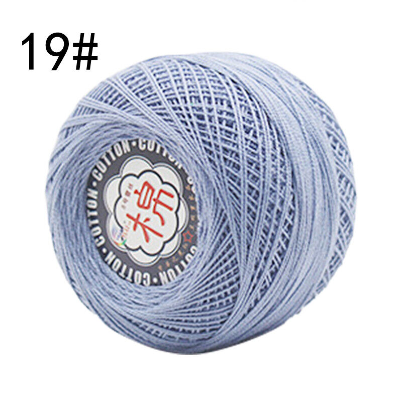 Hot Sale 50g Soft Cotton Thread Yarn Knitting Crochet Lace Embroidery Yarn
